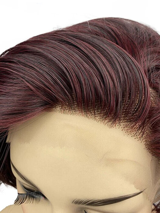 Short Layered Wigs Lace Front Synthetic Wigs By imwigs®