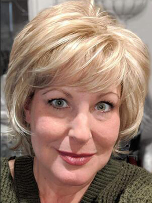 Short Layered Wavy Synthetic Wig With Bangs By imwigs®