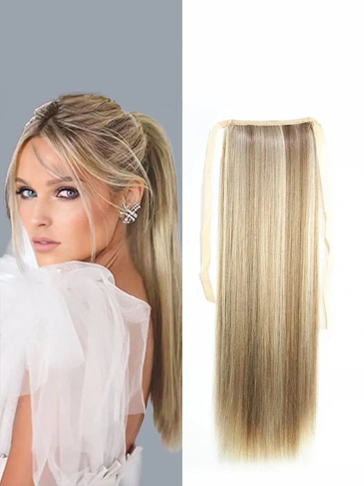 Long Straight Wrap Around Ponytail Hair Extension Synthetic (22Inch)By imwigs®