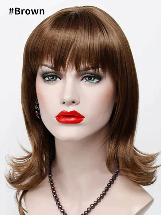 Middle Length Layered Synthetic Wig By imwigs®