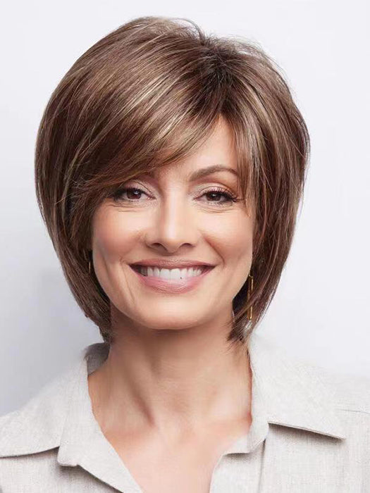 Layered Wavy Wigs Shag Synthetic Hair With Bangs By imwigs®