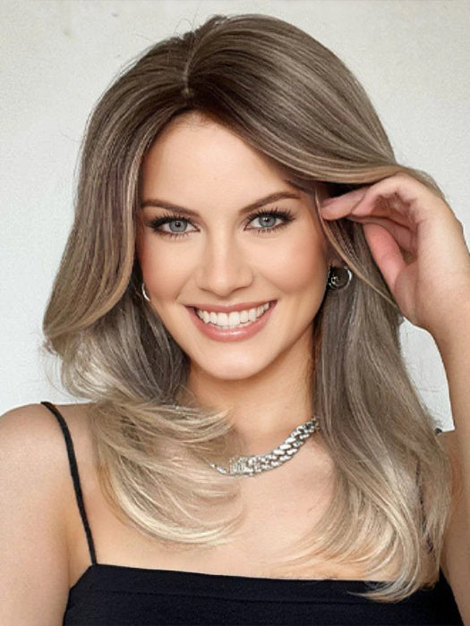 Sexy Middle Length Layered Claret Synthetic Wig By imwigs®