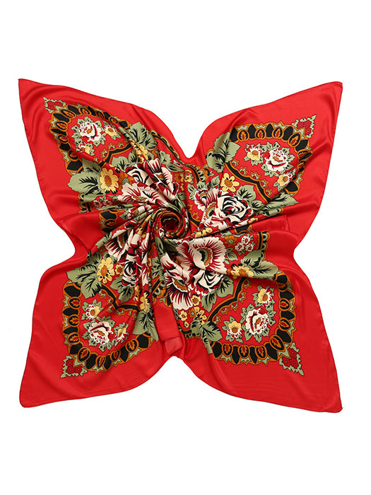 Bohemian Stain Silky 130cm Scarf By imwigs®