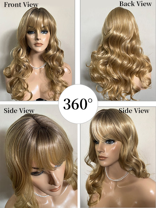 Adorable Long Wavy Synthetic Wig By imwigs®