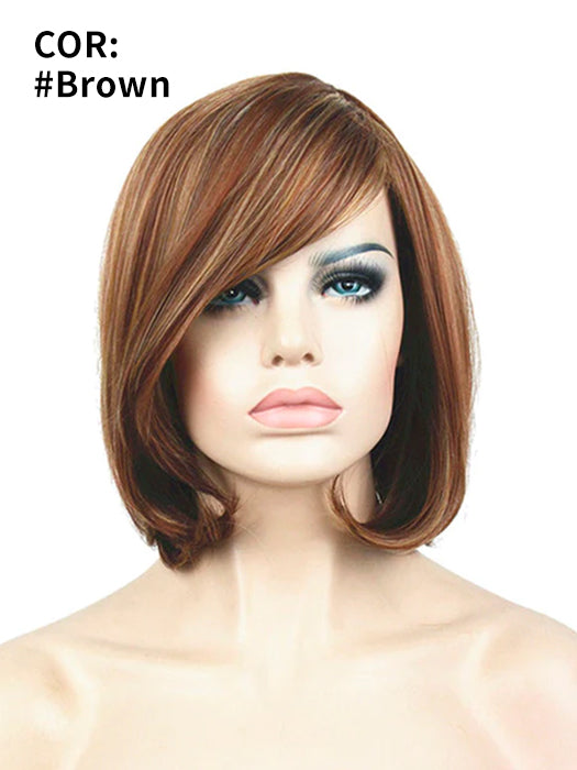 Natural Bob Hairstyle Short Straight Synthetic Wig By imwigs®