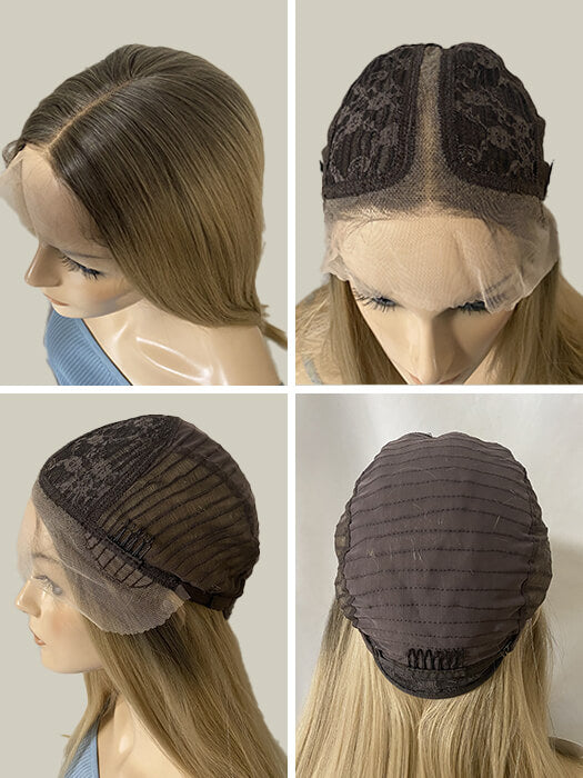 Fabulous Long Natural Straight Lace Front Synthetic Wigs By imwigs®