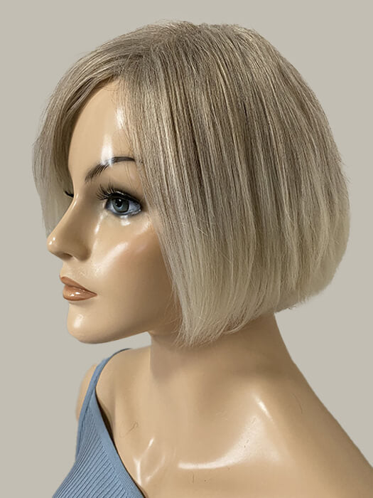 Short Bob Platinum Straight Synthetic Wig By imwigs®