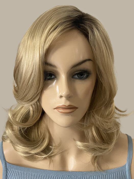Middle Length Wavy Blonde Wigs Synthetic Wigs By imwigs®