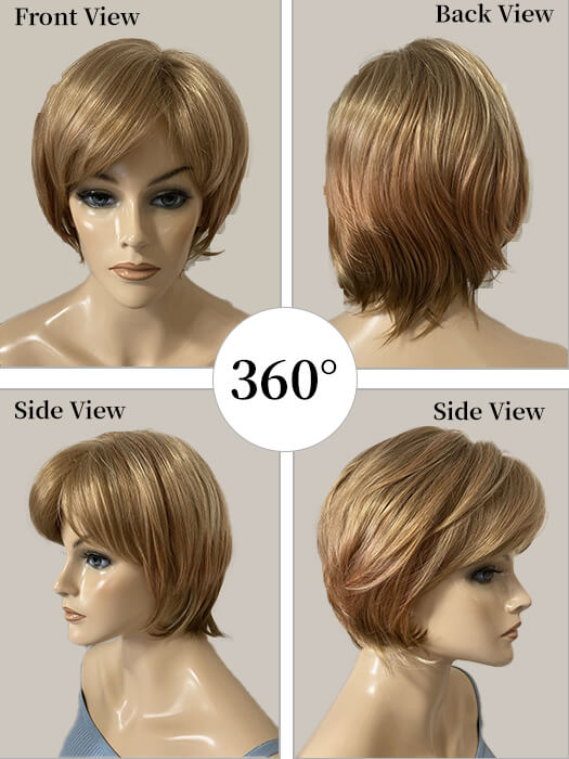 Boycut Short Layered Synthetic Wig By imwigs®