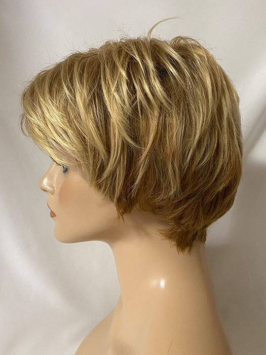Natrual Short 8 Inch Straight Layered Synthetic Wig By imwigs®