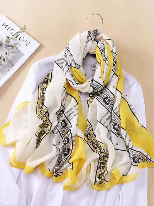 Soft Cottony Fashion Classical Scarf By imwigs®