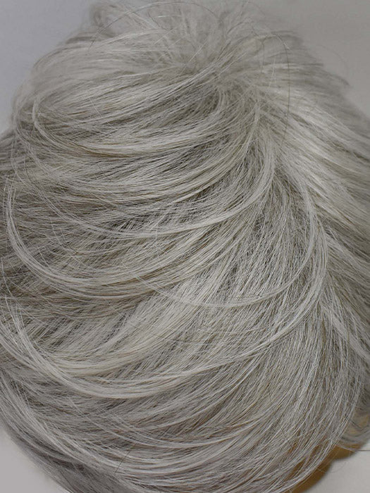 True Short Layers Platinum Gray Synthetic Wig By imwigs®