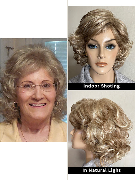 Shag With Spiral Short Curls Synthetic Wigs By imwigs®