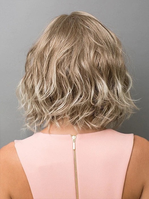 Lily Short Bob Curls Blonde Lace front Synthetic Wigs (Mono Top) By imwigs®