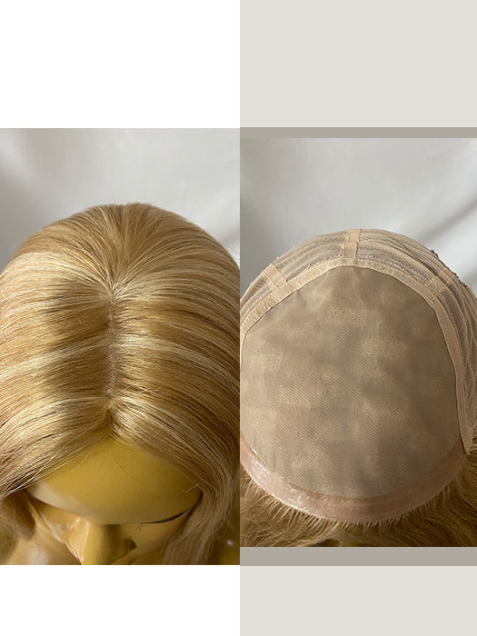 Soft Long Straight 8×8 Inch Remy Human Hair Toppers(Mono top) By imwigs®
