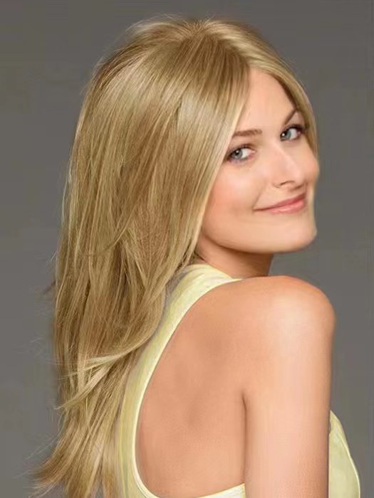 Soft Long Straight 8×8 Inch Remy Human Hair Toppers(Mono top) By imwigs®