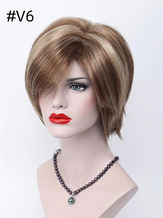 Boycut Short Layered Synthetic Wig By imwigs®