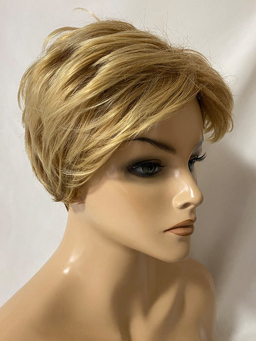 Natrual Short 8 Inch Straight Layered Synthetic Wig By imwigs®