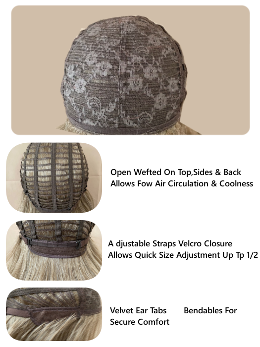Long Wavy Mocha Frost Synthetic Wig By imwigs®