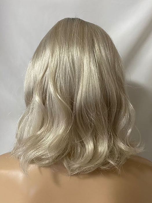 Carrie Middle Length Wavy Blonde Synthetic Wig(Mono &lace Wig) By imwigs®