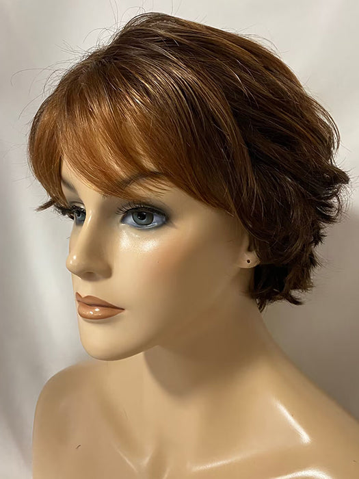 Pixie Cut Short Curly Layered Brown Synthetic Wig By imwigs®