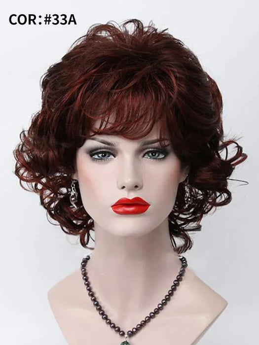 Shag With Spiral Short Curls Synthetic Wigs By imwigs®