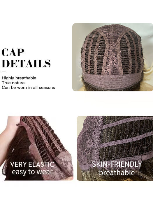 Classical Middle Length Layered Synthetic Wigs With Roots By imwigs®
