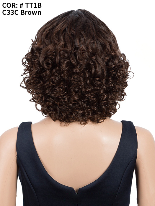 Mid-Length Bob Curly Wigs Synthetic Wigs By imwigs®