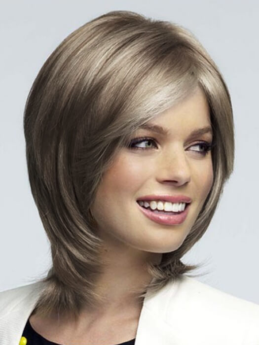 Mid-Length Bob Layered Synthetic Wigs By imwigs®