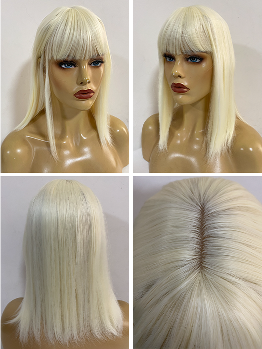 Shoulder Length Straight Synthetic Toppers By imwigs®