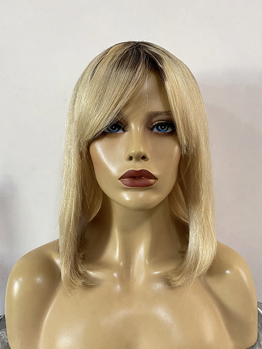Silky Shoulder Length Straight Blonde Human Hair Wigs By imwigs®