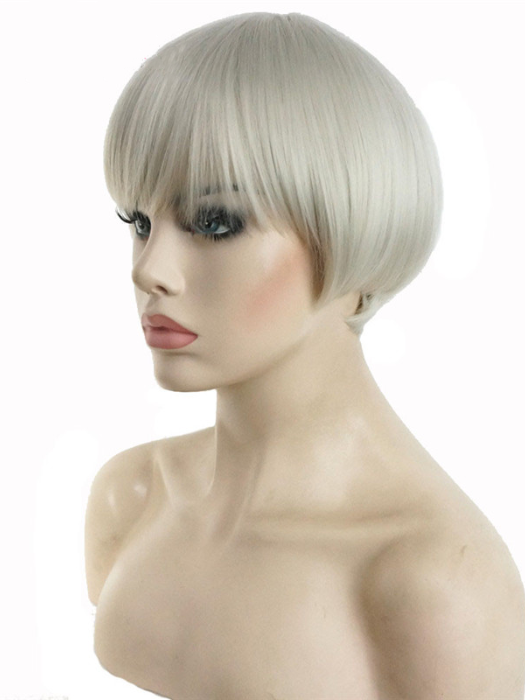 Very Short Bob Paltinum Synthetic Wigs By imwigs®