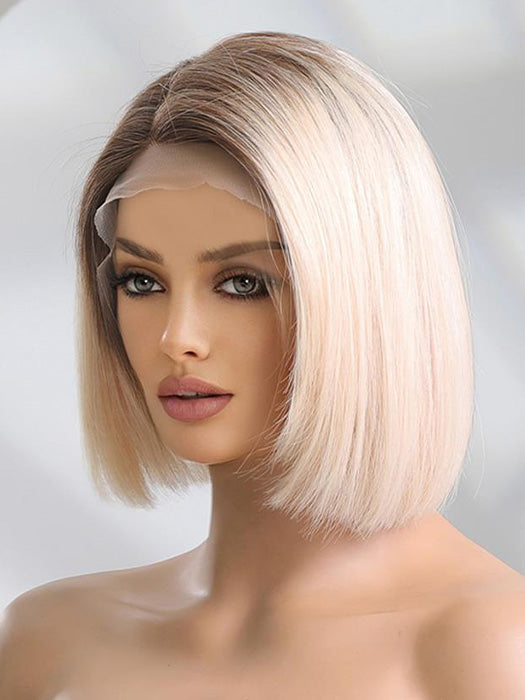 Ombre Bob Blonde Wigs For Women Human Hair Wigs Lace Part Wigs By imwigs®