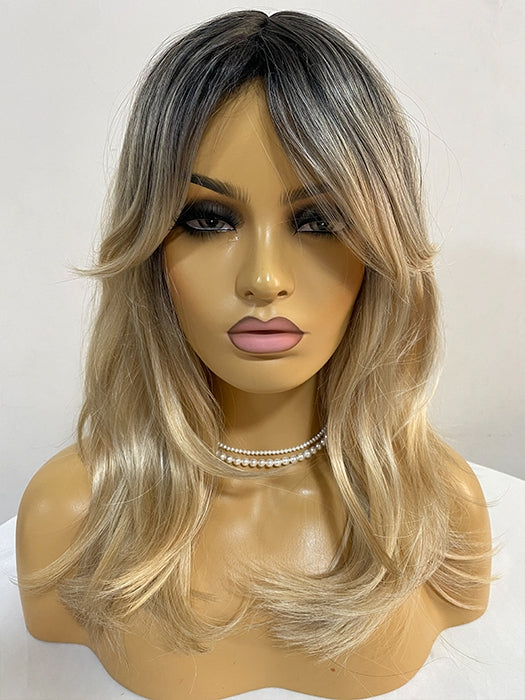 Ombre Long Layered Synthetic Wigs By imwigs®