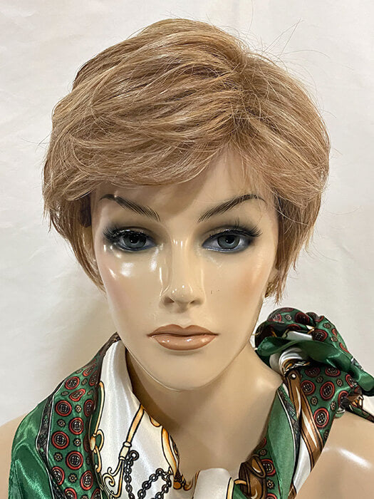 Clean Short Blonde layered Synthetic Wig (Mono Crown) By imwigs®