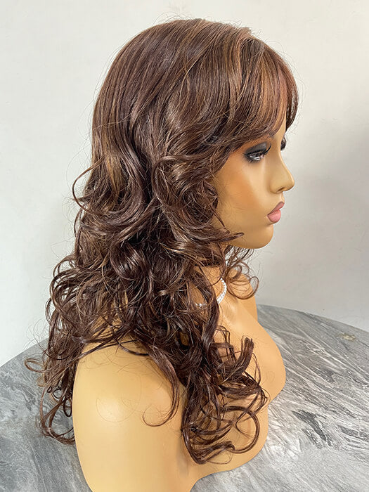 Long Curly Layered Synthetic Wigs (Mono Crown) By imwigs®