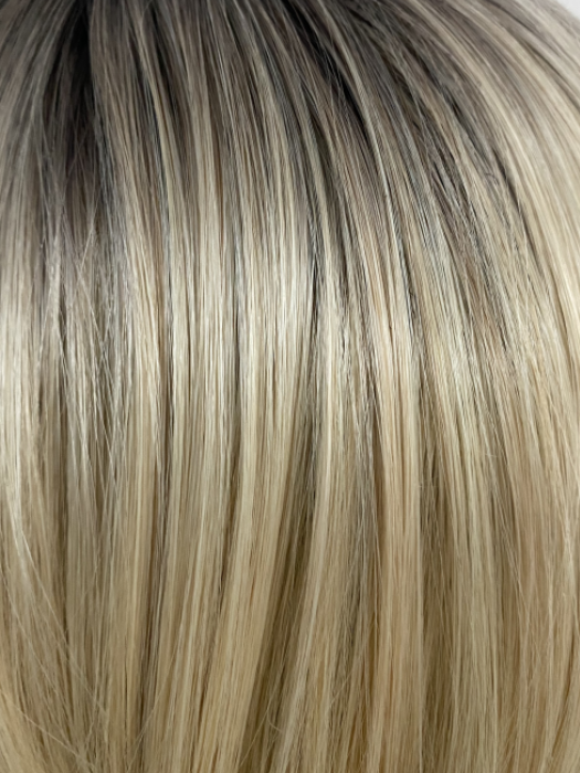 Shag Short Cut Blonde Rooted Synthetic Perücken von imwigs®