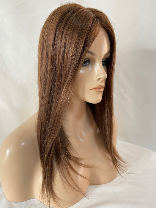 Soft Long Straight 8×8 Inch Remy Human Hair Toppers(Mono top) By imwigs®