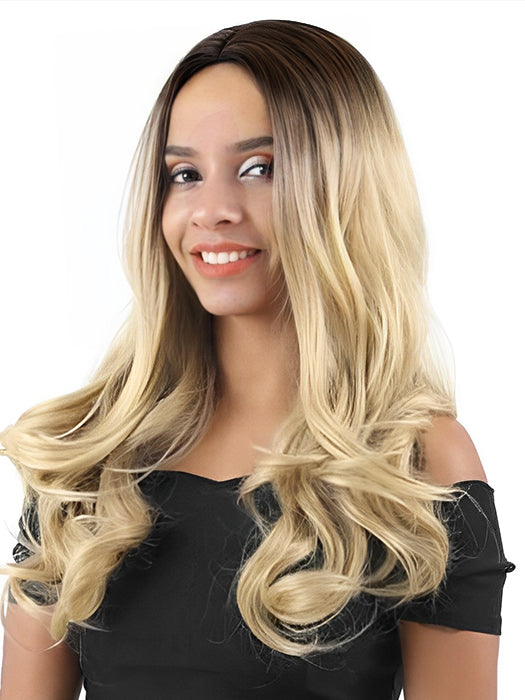Long Wavy Wigs Softly Lace Frontal Synthetic Wigs By imwigs®