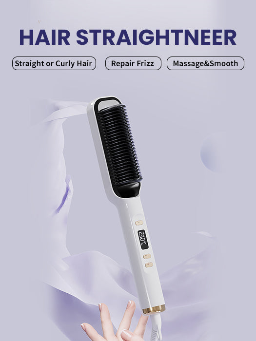 Hair Straightener Brush, 20s Heating