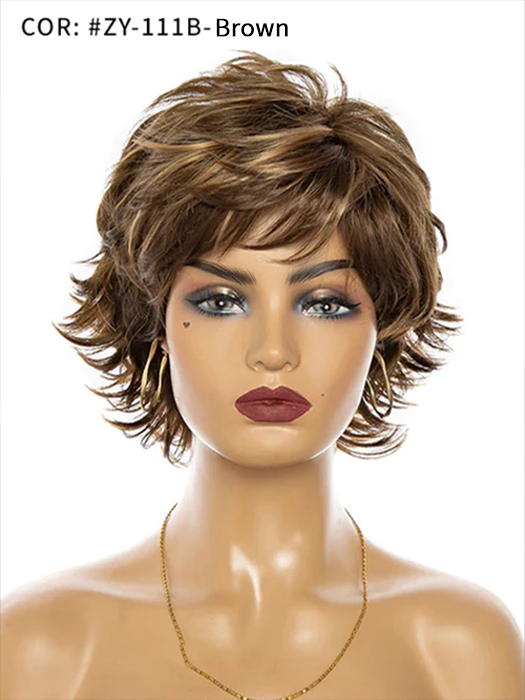 Ready-to-Wear Pixie Cut Short Layered Synthetic Wig By imwigs®