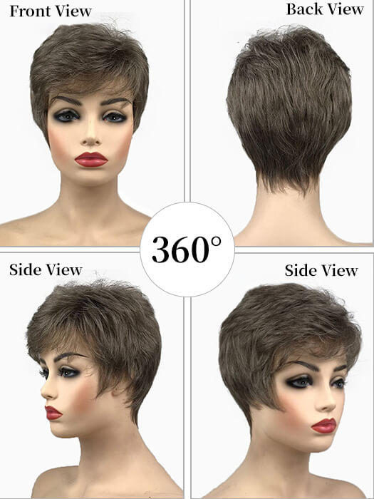 City Hair Pixie Short Spiky Straight Synthetic Wig By imwigs®