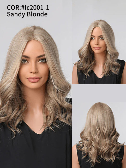 Chic Beach Wave Wigs Synthetic Wig With Roots By imwigs®