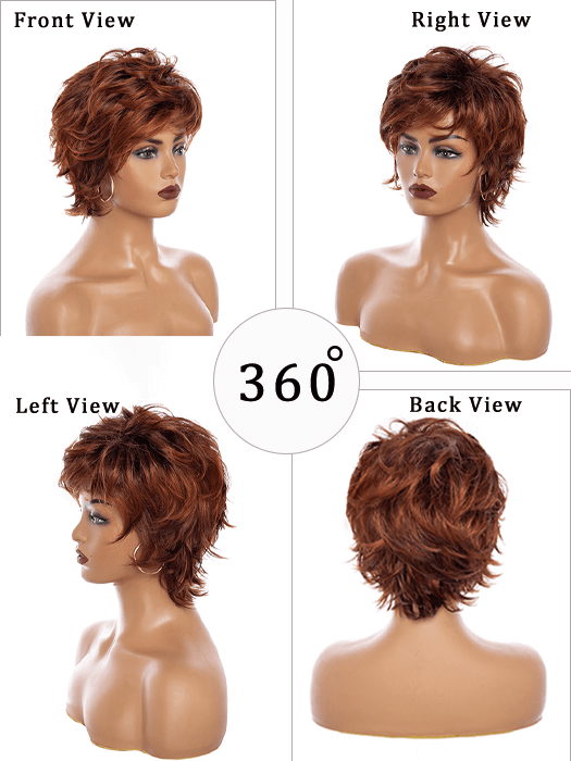 Ready-to-Wear Pixie Cut Short Layered Synthetic Wig By imwigs®