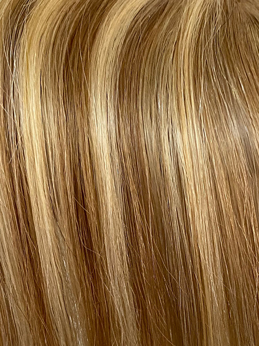 Fabulous Straight Blonde Human Hair Topper (Mono Top) By imwigs®