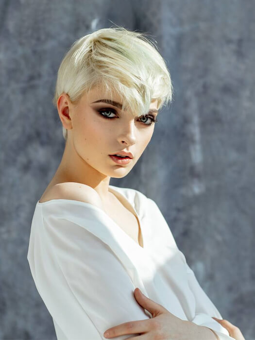 Stunning Short Pixie Cut Straight Synthetic Wigs By imwigs®