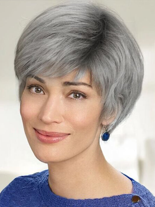 Short Straight Wigs Synthetic Wigs With Roots By imwigs®