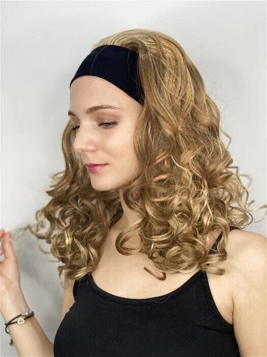 Embrace Long Curly Layered Headband Synthetic Wigs By imwigs®
