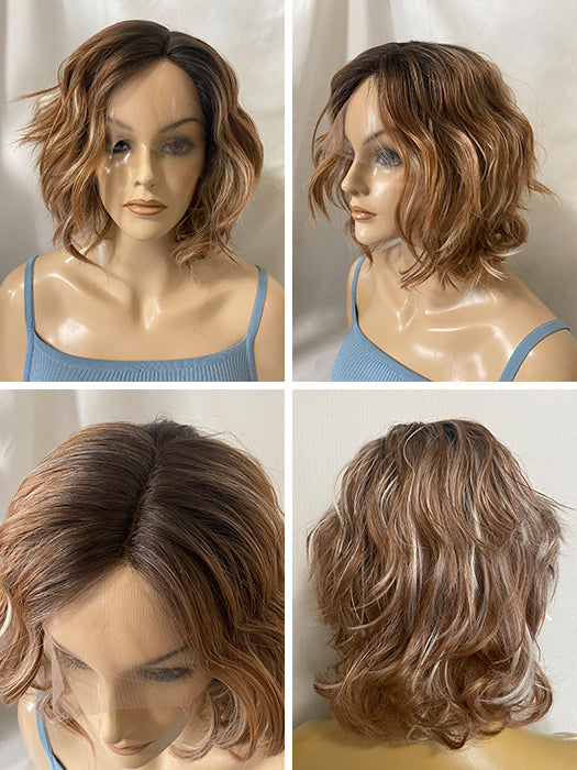 Wavy Layered Wigs Lace Frontal Synthetic Wigs By imwigs®
