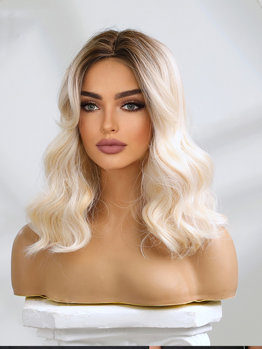 Chic Beach Wave Wigs Synthetic Wig With Roots By imwigs®